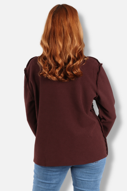 Seamed Cowl - Chicory
