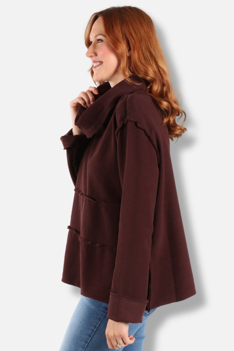 Seamed Cowl - Chicory