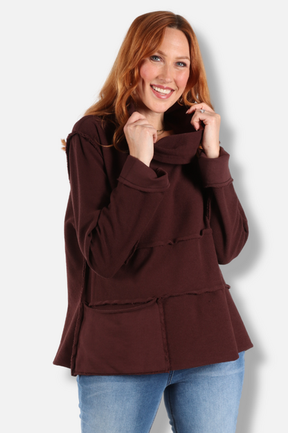 Seamed Cowl - Chicory