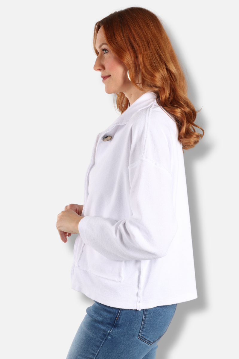 Funnel Jacket - Chalk