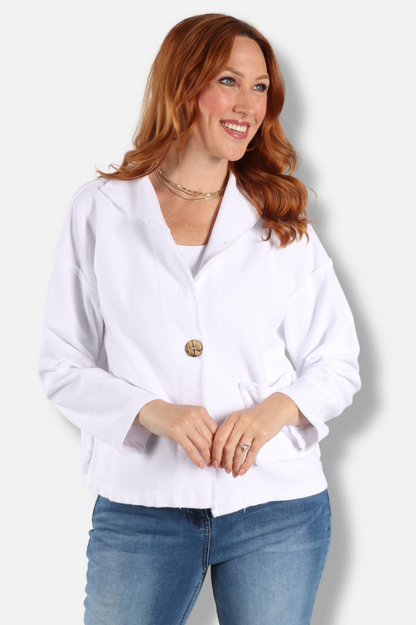 Funnel Jacket - Chalk