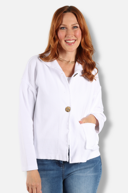 Funnel Jacket - Chalk