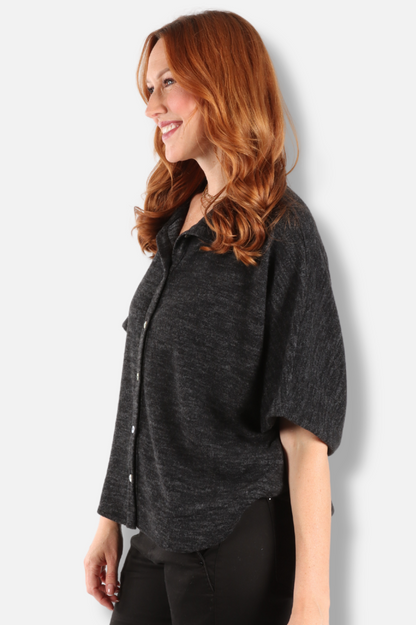 Relaxed Cape - Black