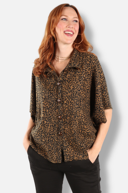 Relaxed Cape - Leopard 