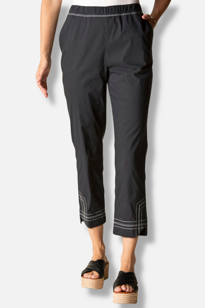 Easy Crop Pant - Black