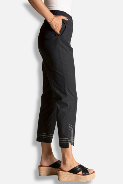 Easy Crop Pant - Black