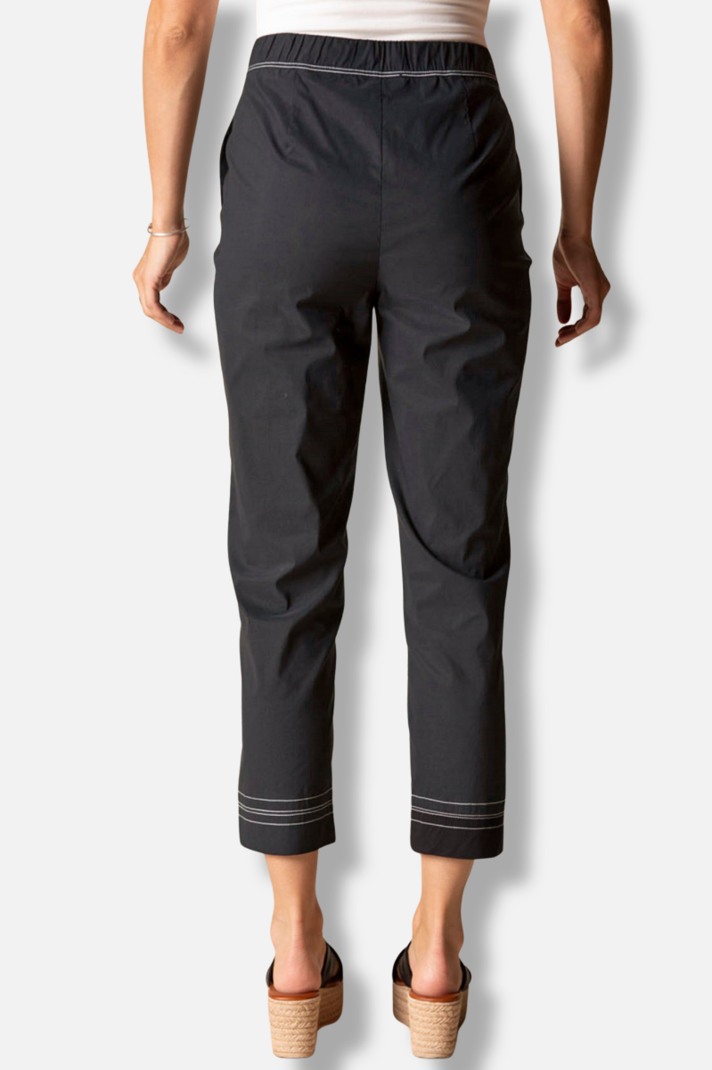 Easy Crop Pant - Black