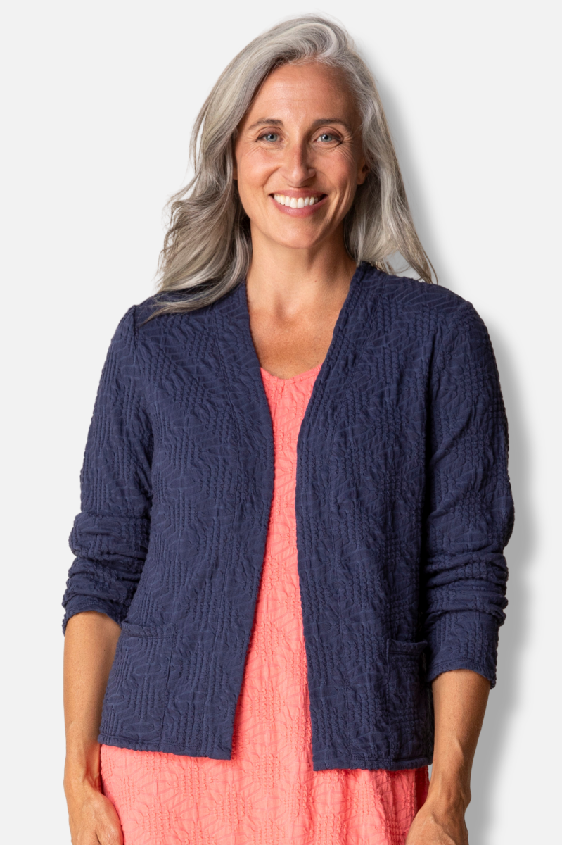 Sunrise Cardi - Navy