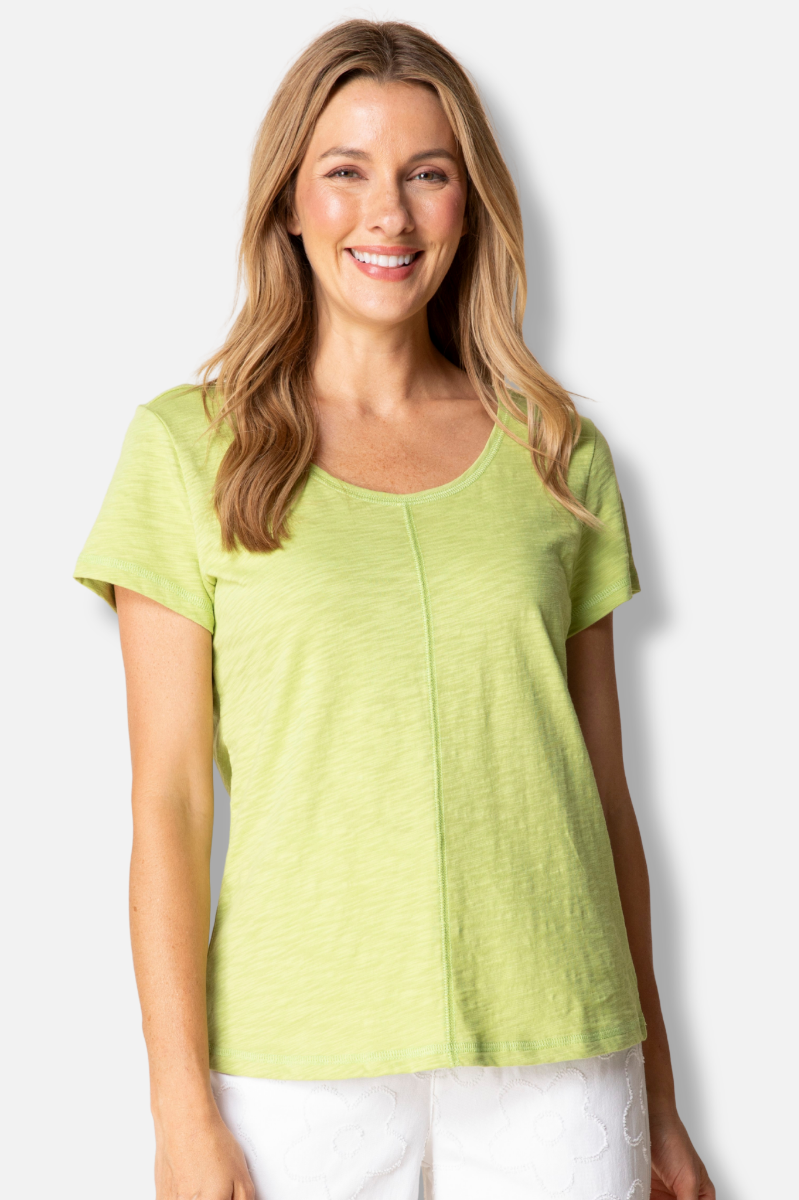 Coverstitch Tee - Leaf