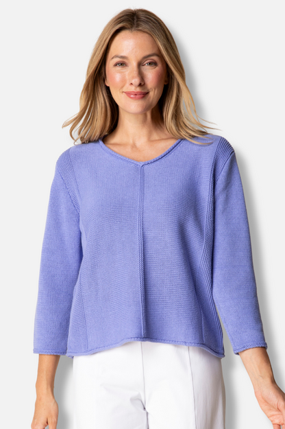 Tidal V-Neck - Iris