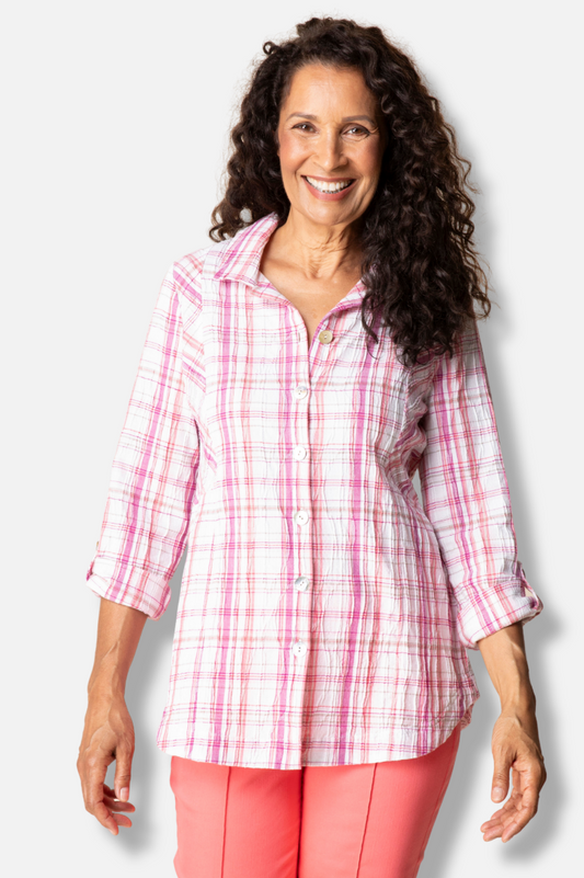 Boyfriend Tunic - Coral