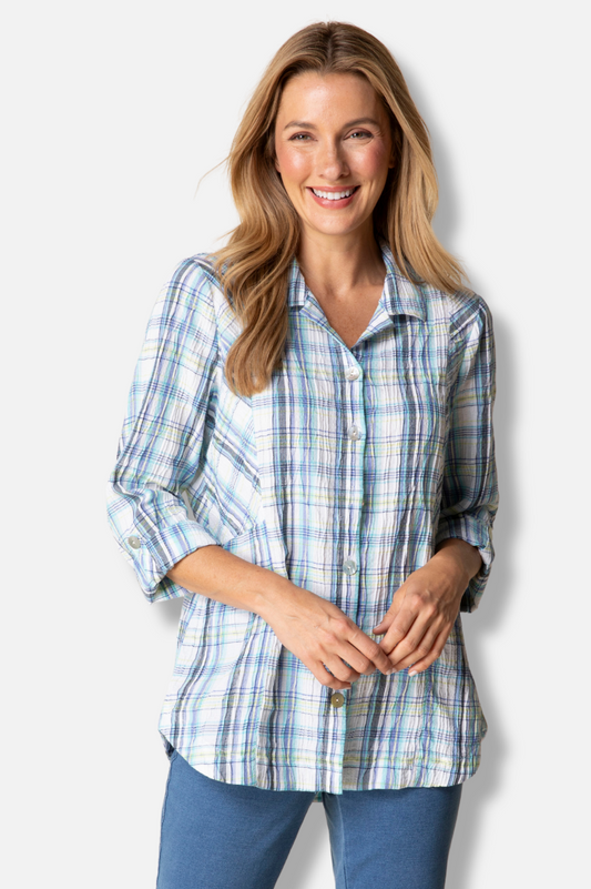 Boyfriend Tunic - Sky