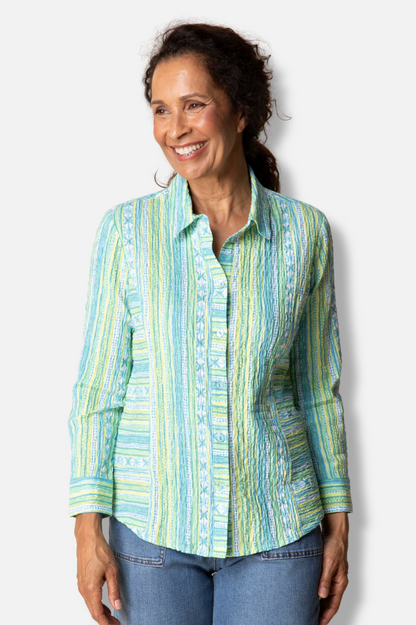 Side Panel Shape Shirt - Aloe