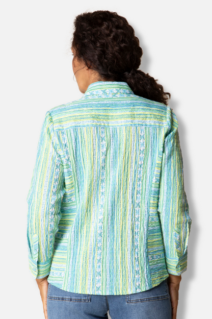 Side Panel Shape Shirt - Aloe