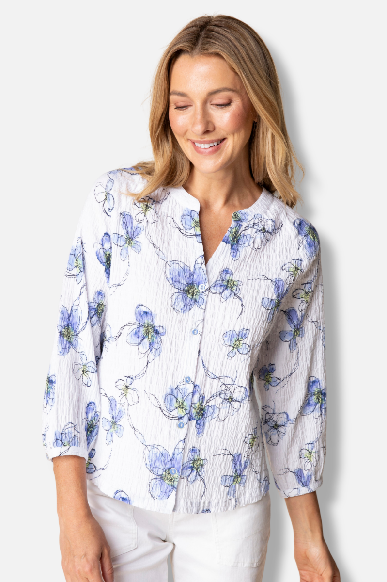 Romance Shirt - Indigo