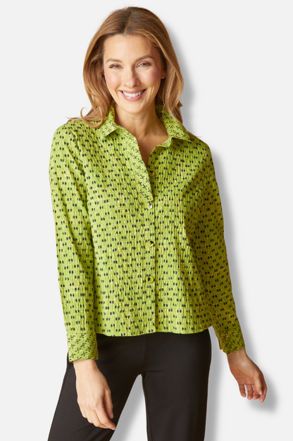 Jill Shirt - Lentil Mix & Match Geo Print 