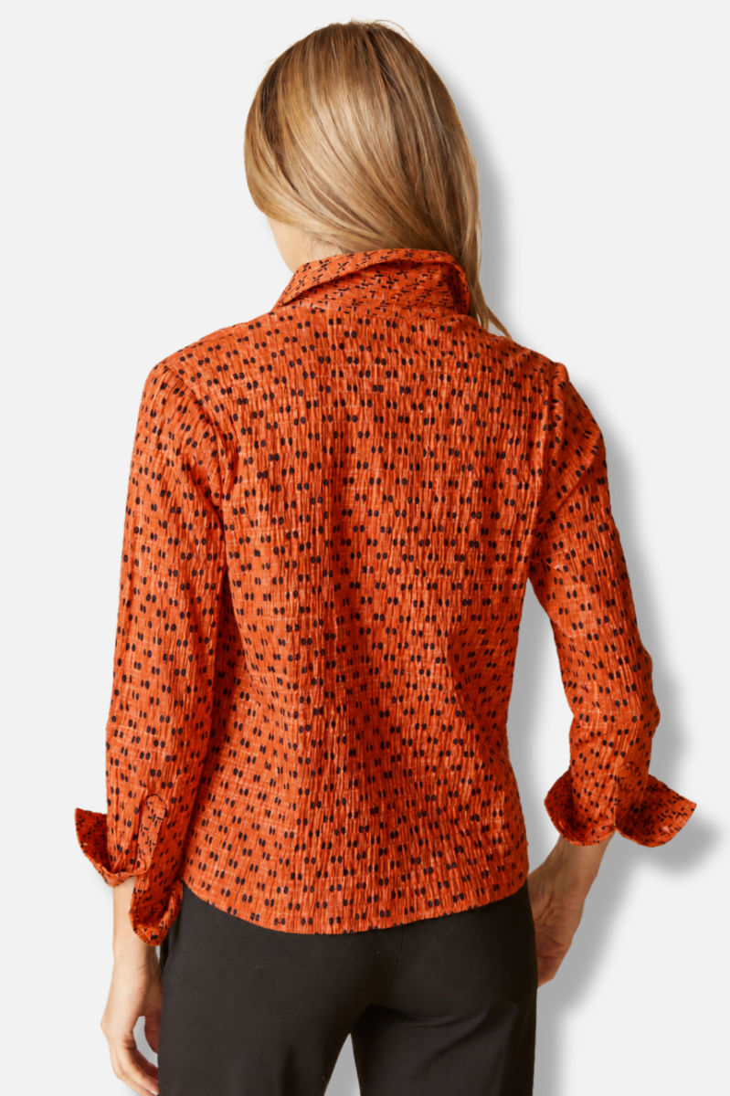 Jill Shirt - Sienna Mix & Match Geo Print 