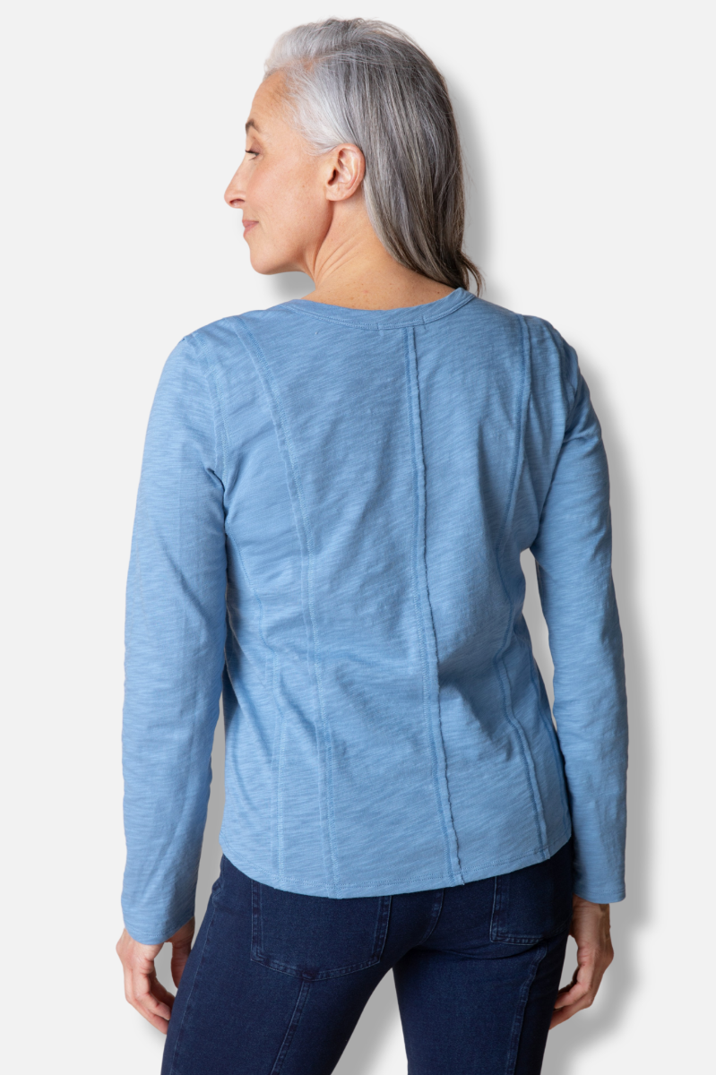 Princess Seamed Tee - Harbor 