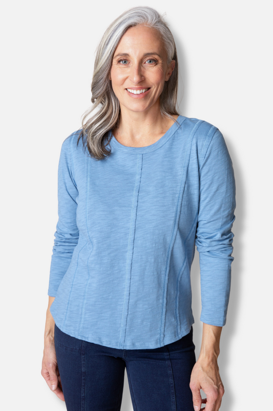 Princess Seamed Tee - Harbor 