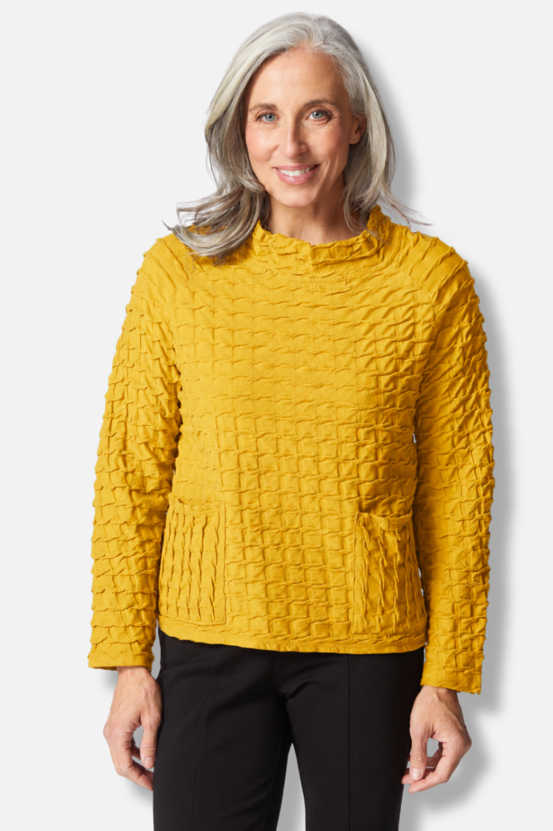 Raglan Pocket Top - Honey