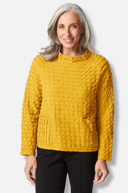 Raglan Pocket Top - Honey