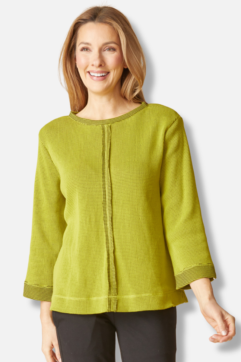 Seamed Pullover - Lentil