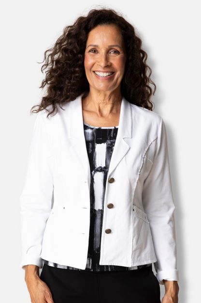 South Side Jacket - White