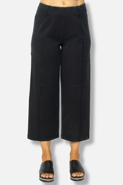 Flood Pant - Black Stonewash