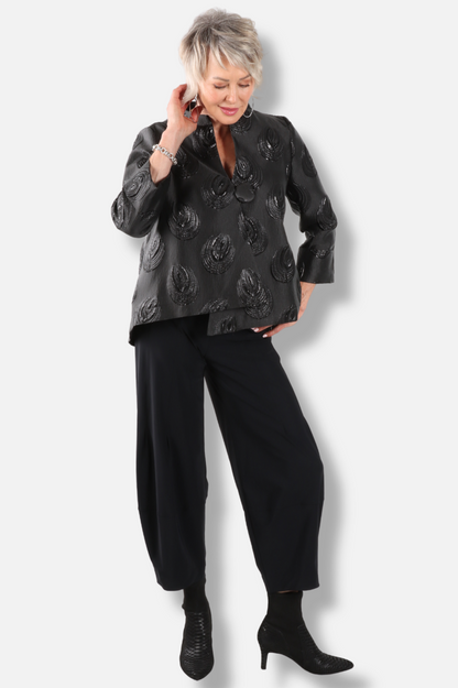 One Button Jacket - Black