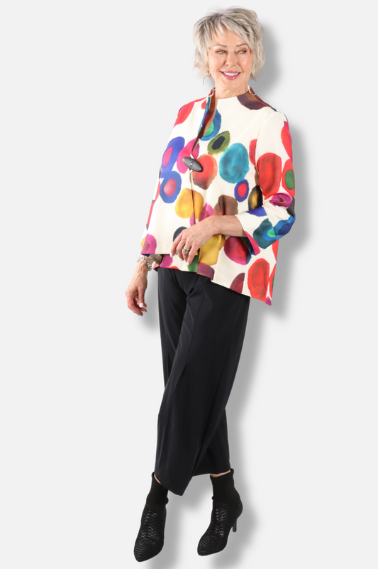One Button Jacket - Multi Color 