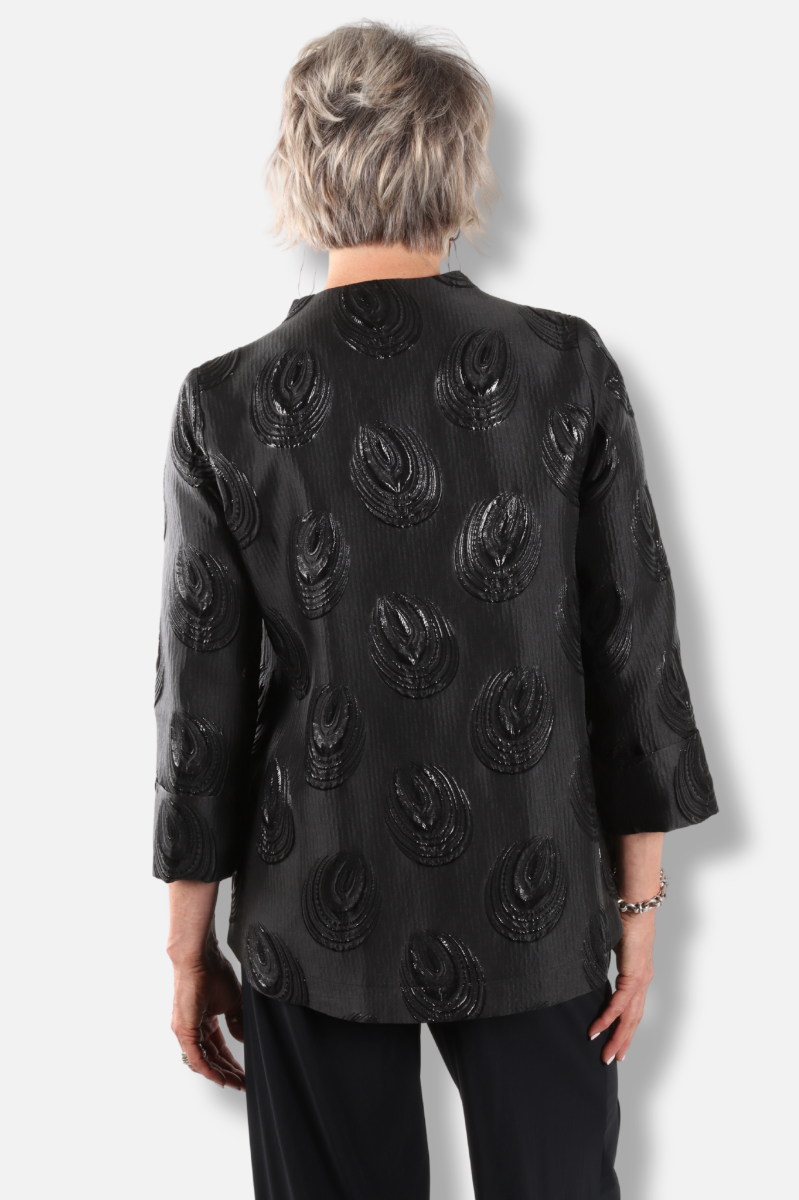 One Button Jacket - Black