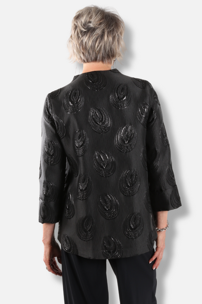 One Button Jacket - Black