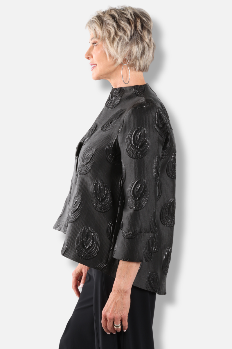 One Button Jacket - Black
