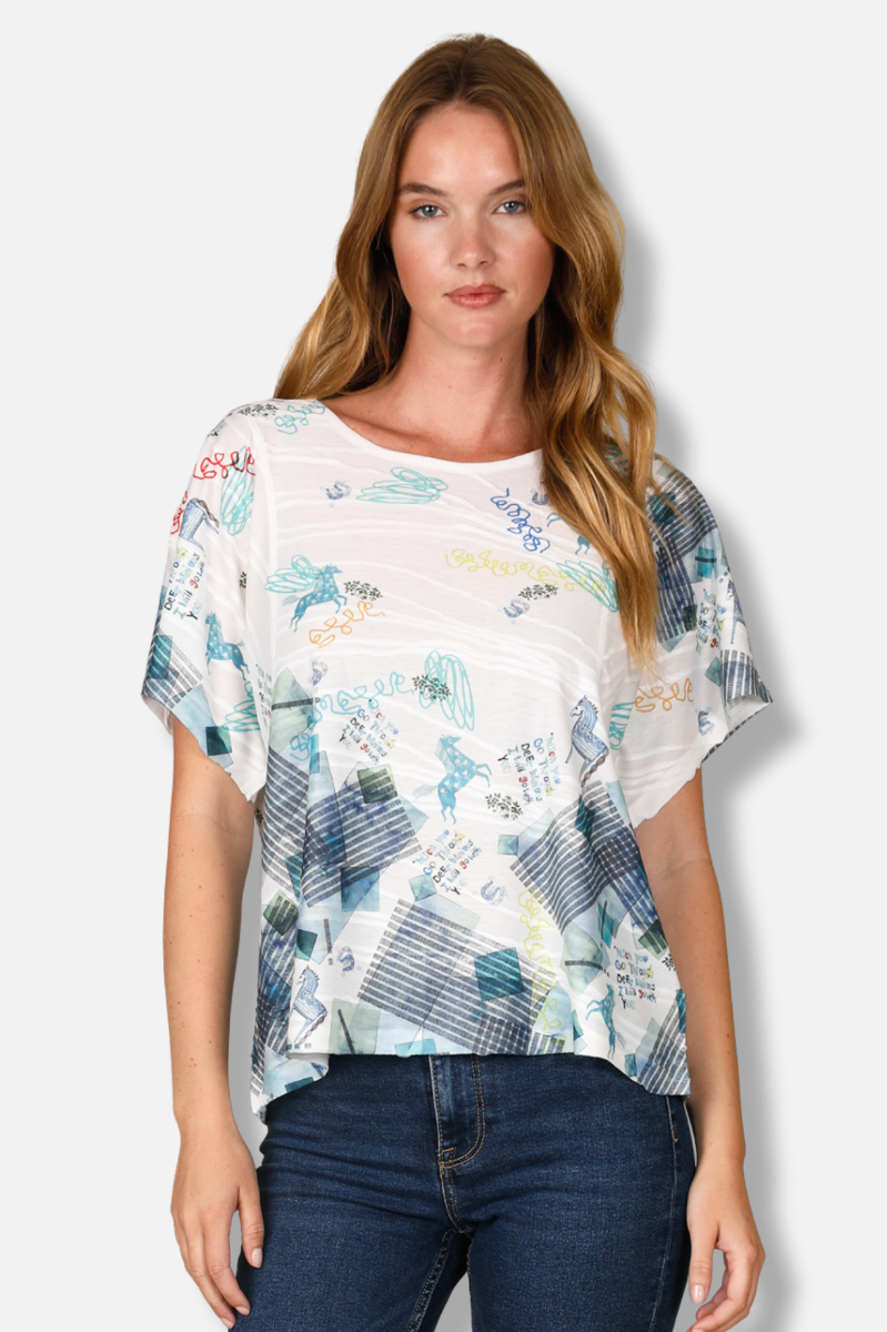 Drop Shoulder Top - Companion