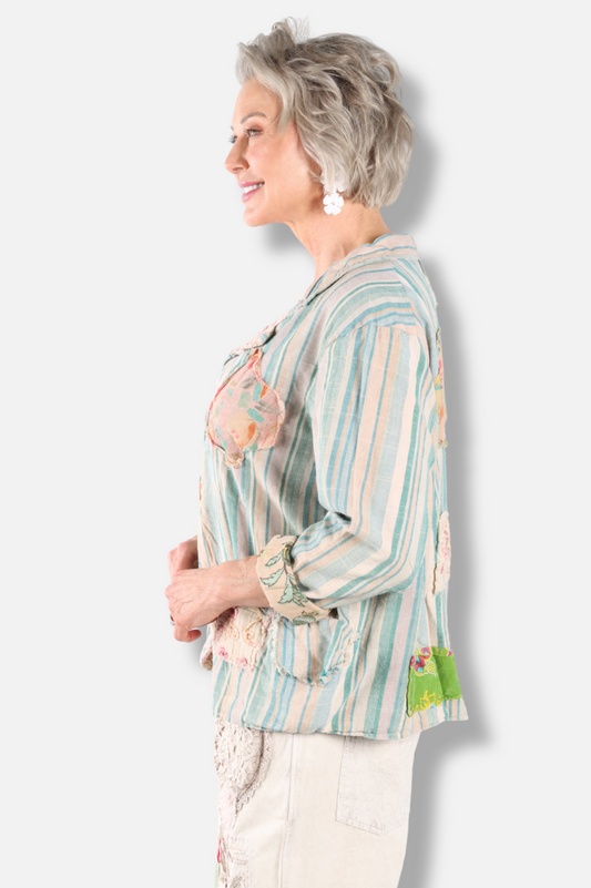 Breezy Trail Jacket - Mixed Stripe 