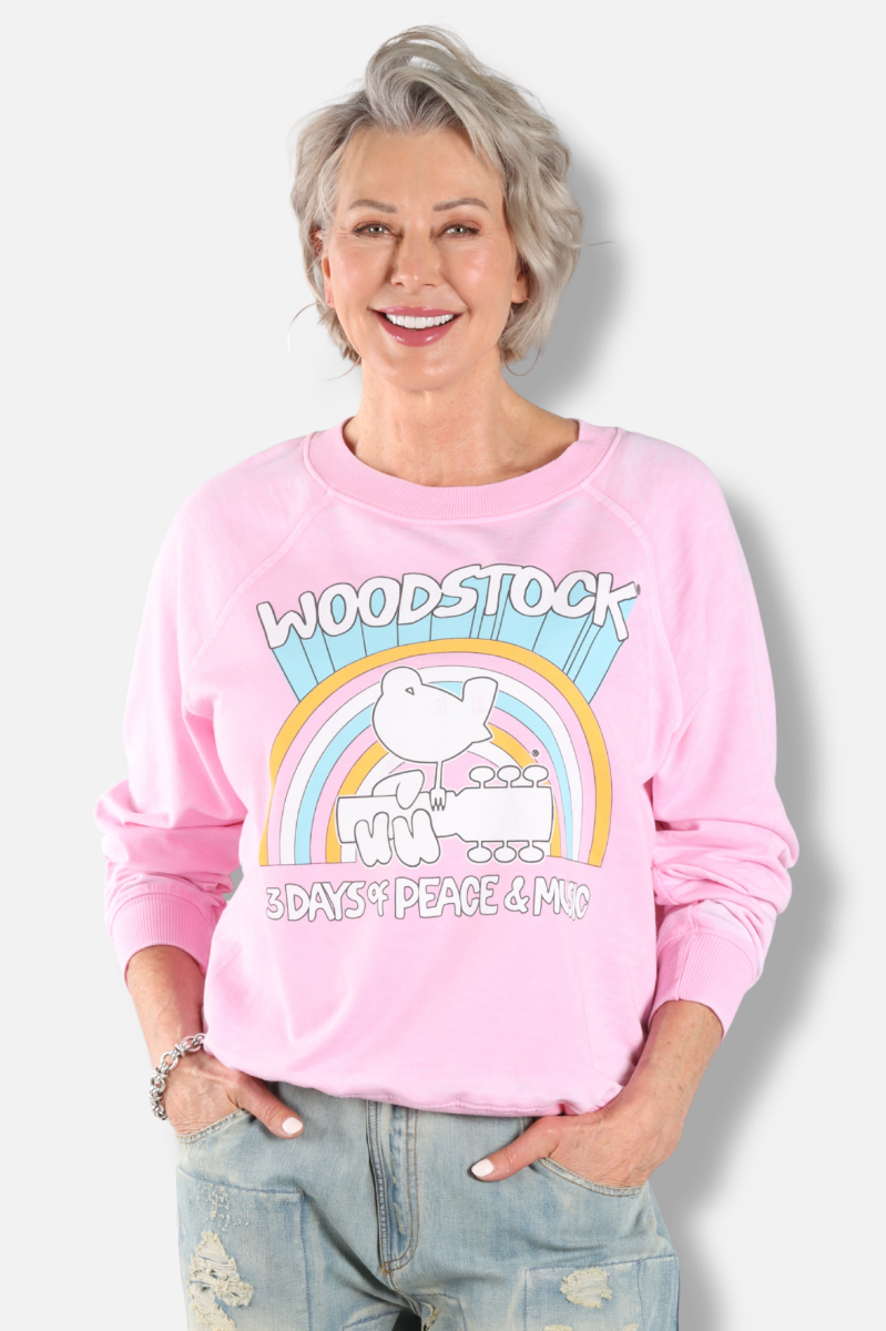 Woodstock Sweatshirt - Pink 