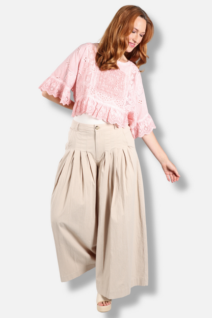 Softly Worn Eyelet - Rose 