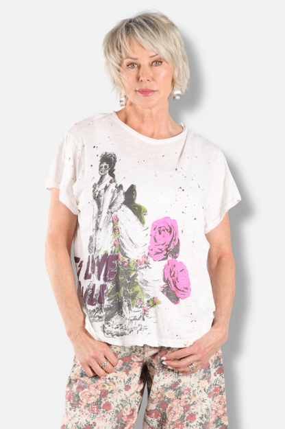 Worn & Weathered Tee - Love Rule