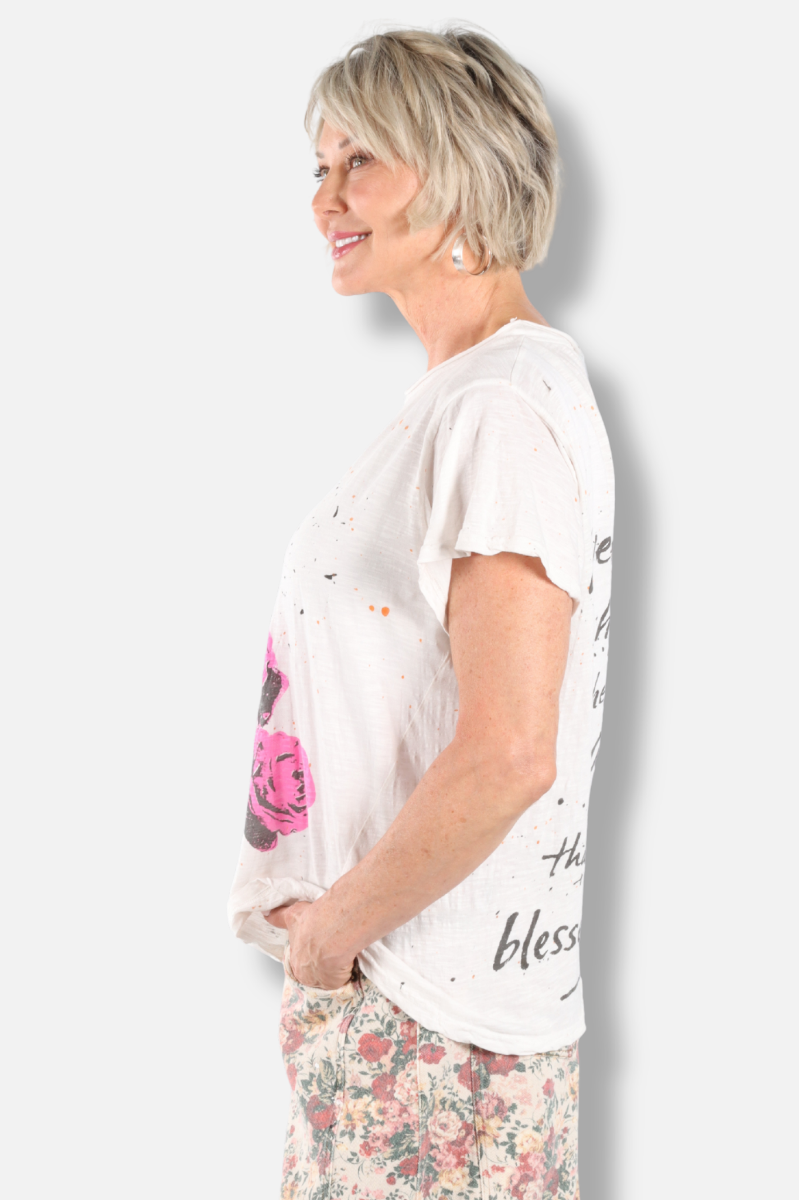 Worn & Weathered Tee - Love Rule