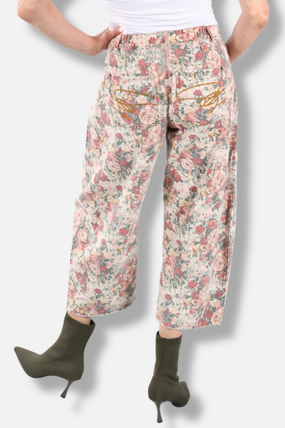 Barrel of Dreams Jeans - Rose Garden