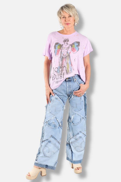 Worn & Weathered Tee - Moon Dust