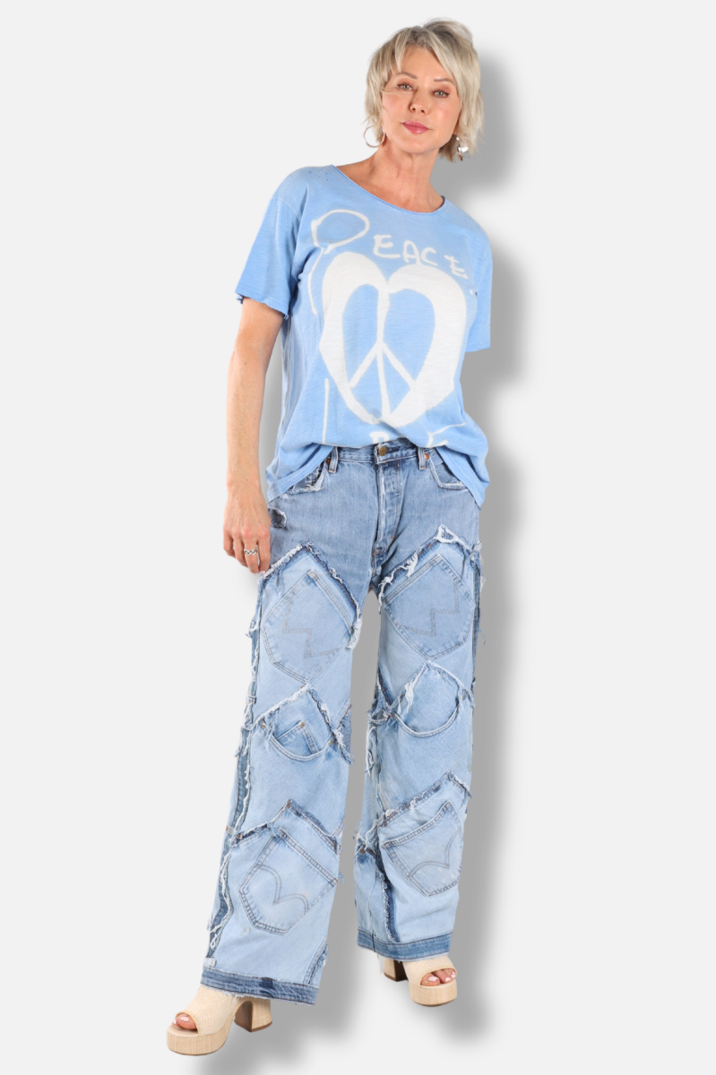 Moon Dance Tee - Peace and Love Sky