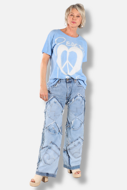 Moon Dance Tee - Peace and Love Sky