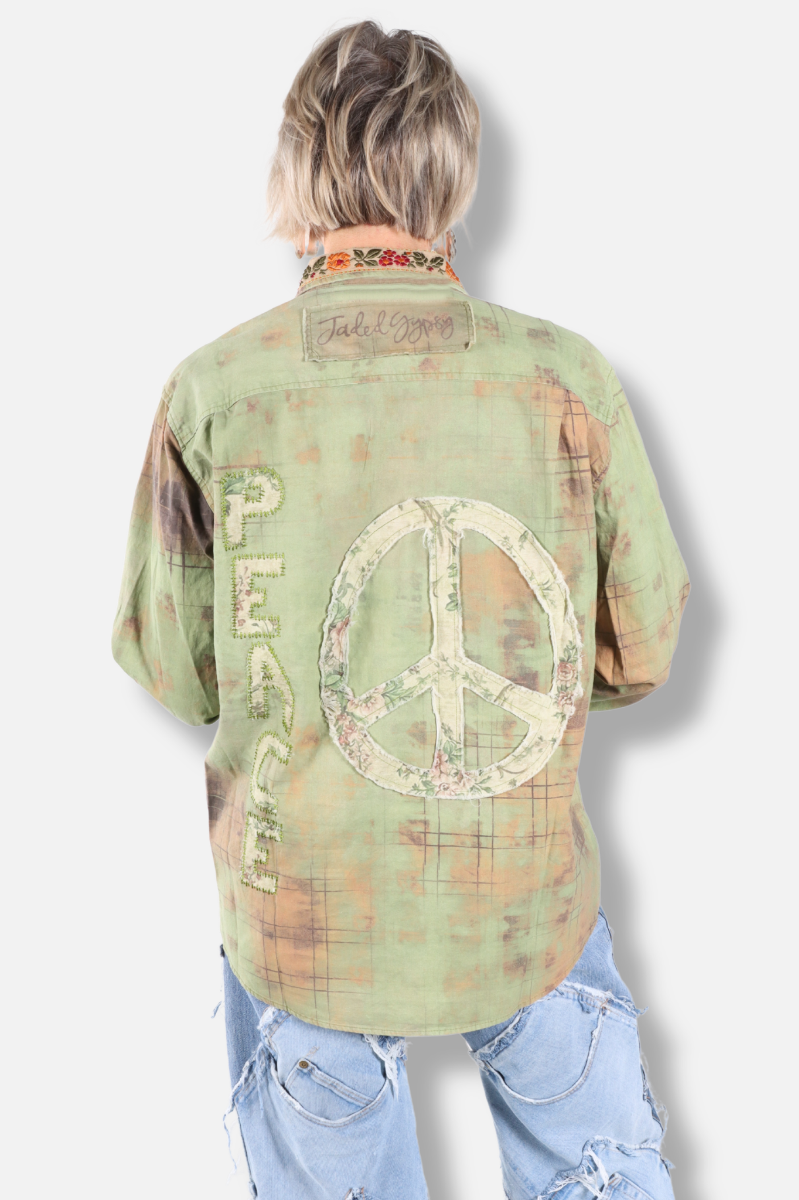 Wander in Peace Jacket - Green 