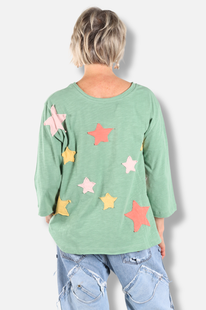 Starlit Love Tee - Green