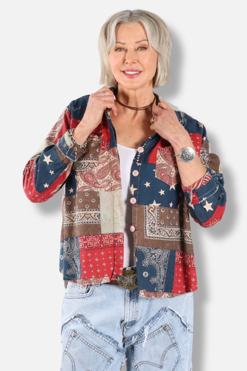 Stars and Stripes Forever Top - Navy