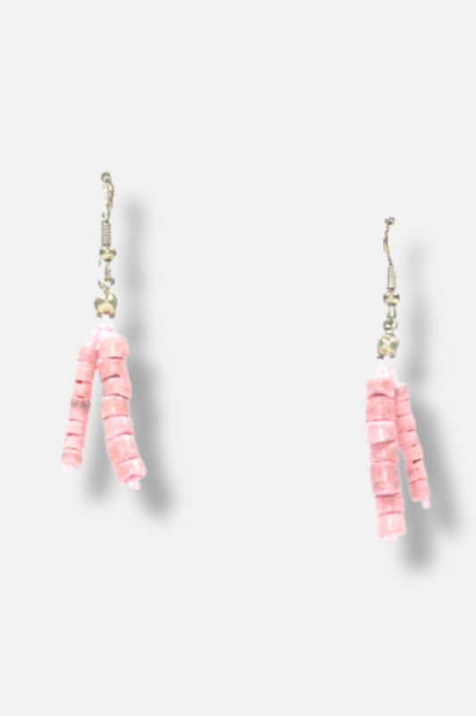 Frisa Earrings - Pink 