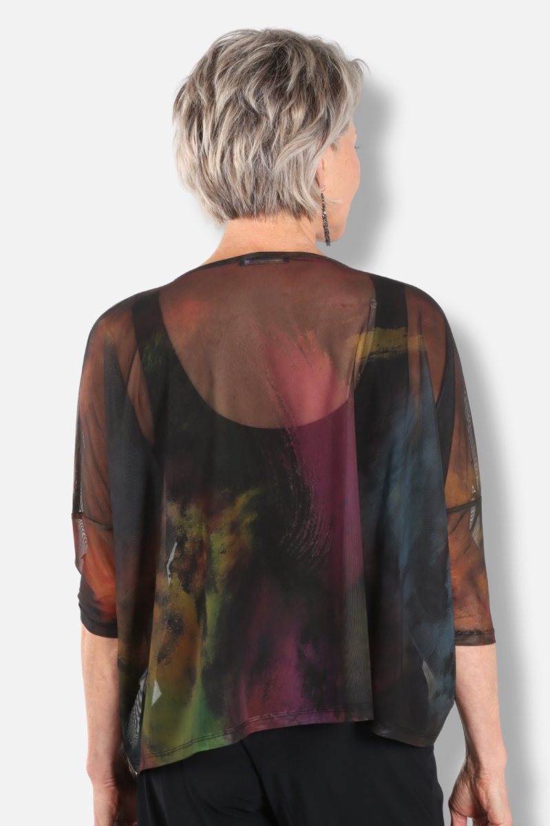 Mayim Top Plus - Mesh Loden