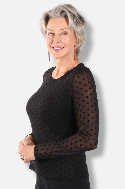 Mika Tee - Flock Mesh