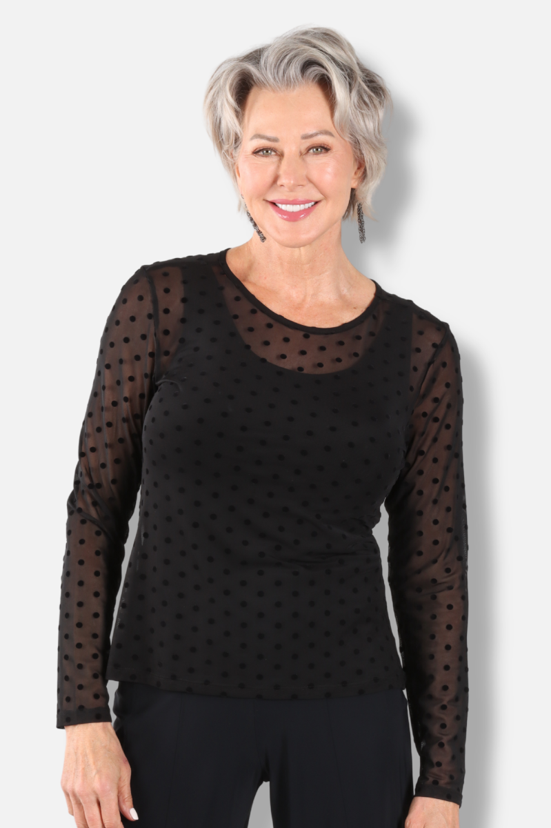 Mika Tee - Flock Mesh